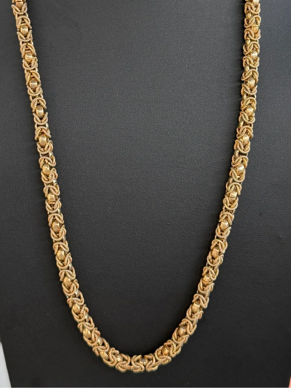 Gold-Tone Textured Statement Necklace - Women Jewelry